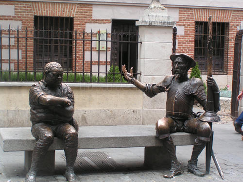 Quijote y Sancho Panza