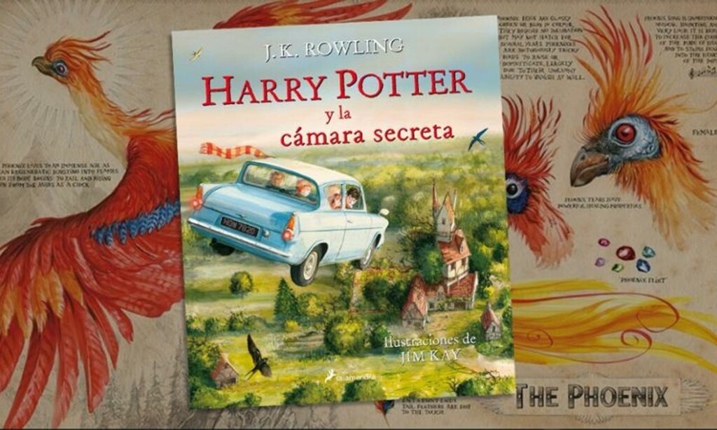 Ya se conoce la portada la ilustrada de “Harry y la cámara secreta”