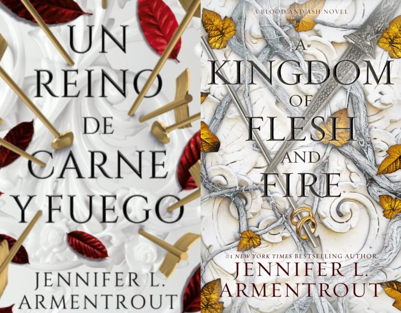 Rubíes Literarios: De sangre y cenizas / Un reino de carne y fuego (De  sangre y cenizas #1 / #2) - Jennifer L. Armentrout