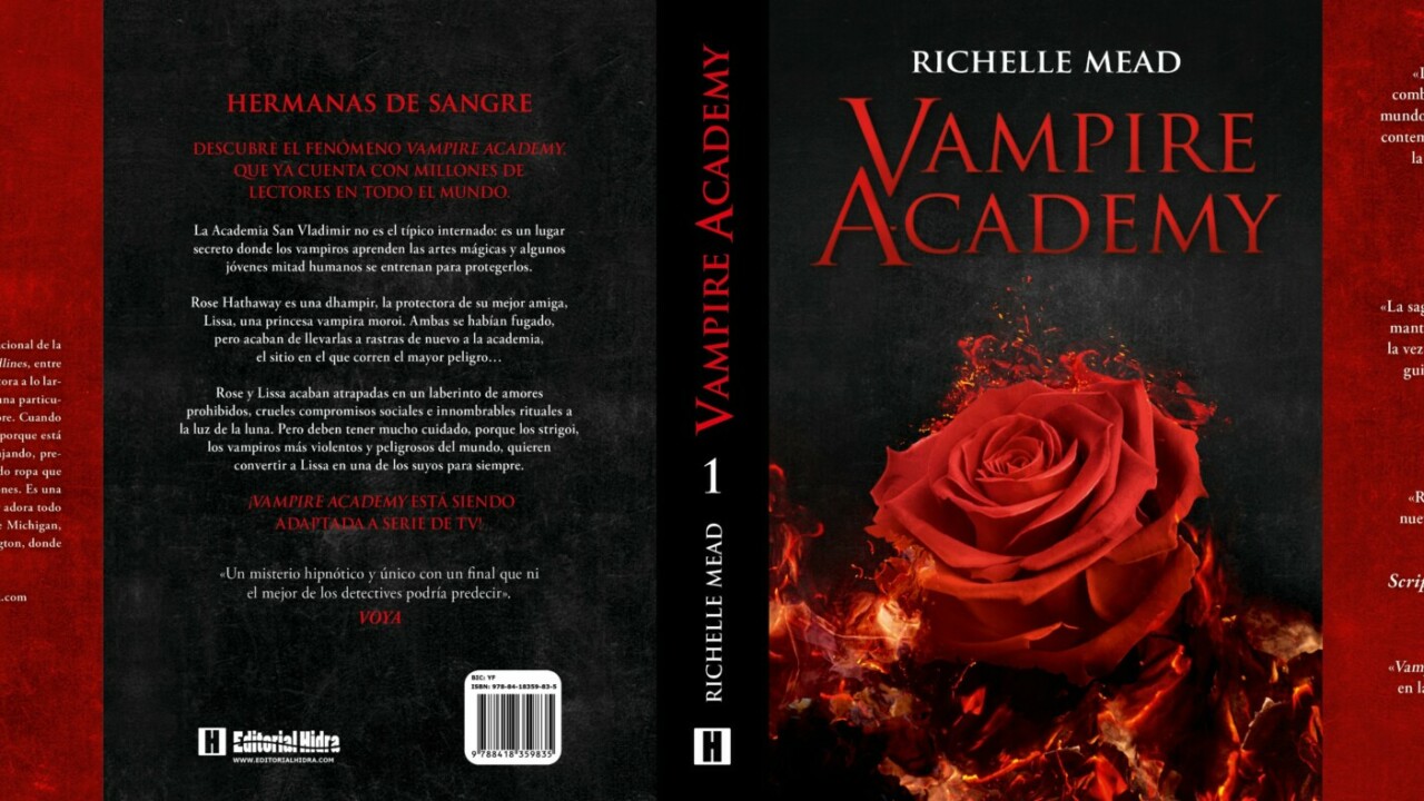 Hidra revela la portada completa de la reedición de 'Vampire Academy'
