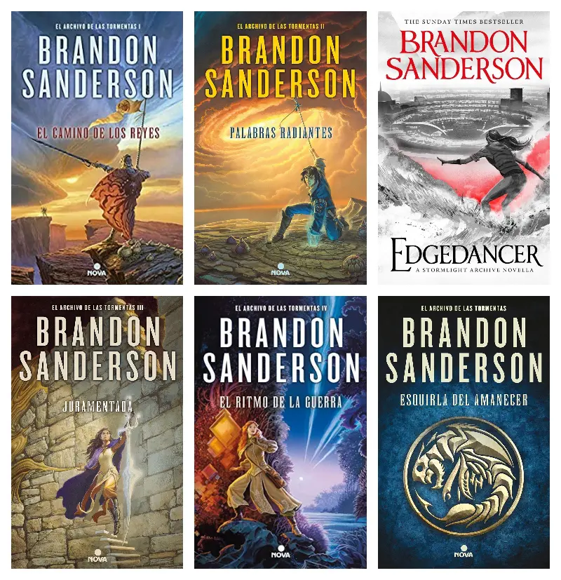 Lendo os livros do Brandon Sanderson - Ordem da Cosmere (que estou seg