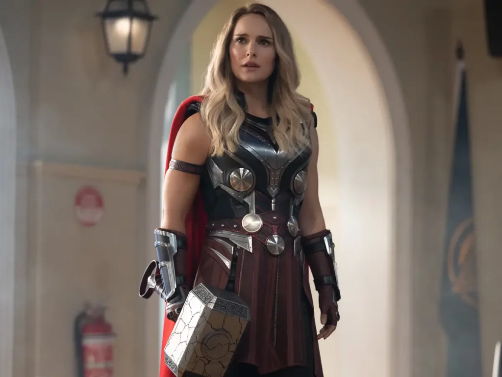 Natalie Portman como Mighty Thor en 'Thor: Love and Thunder'