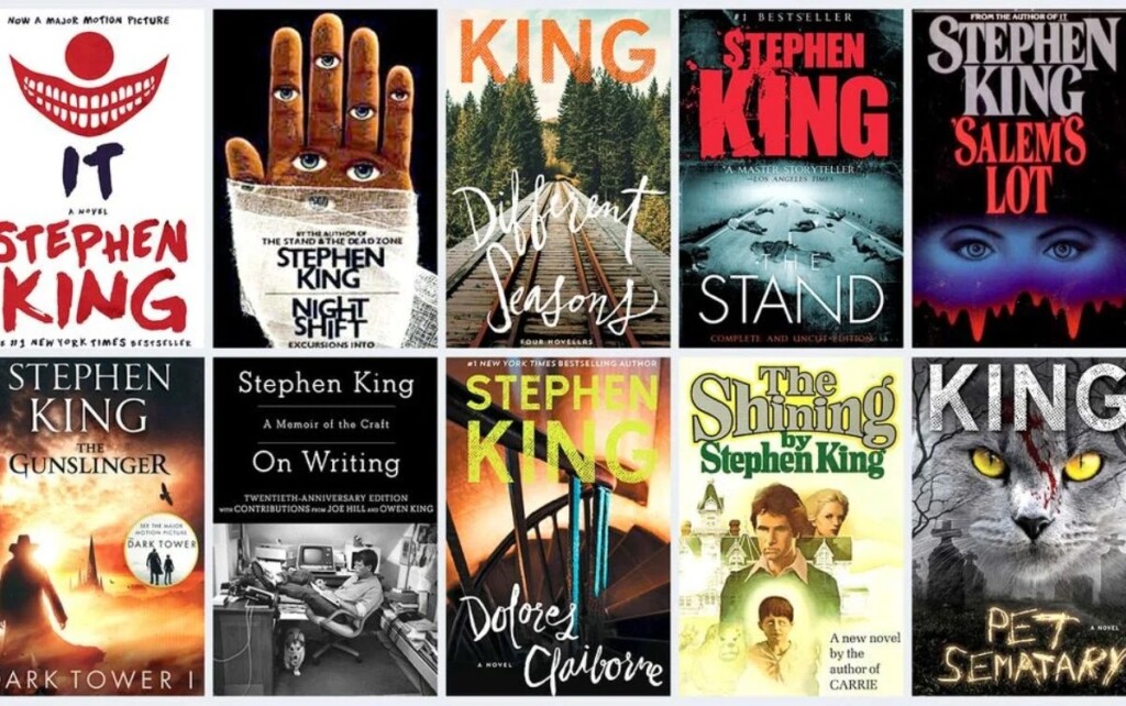 Fotos de portadas en inglés de libros de Stephen King